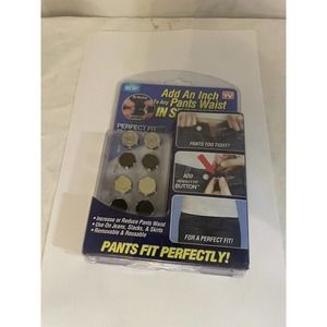 8 Replacement Button Increase Fix Pants Waist Jeans Denim Extenders Metal Fit